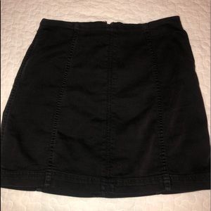 Free People Black Skirt